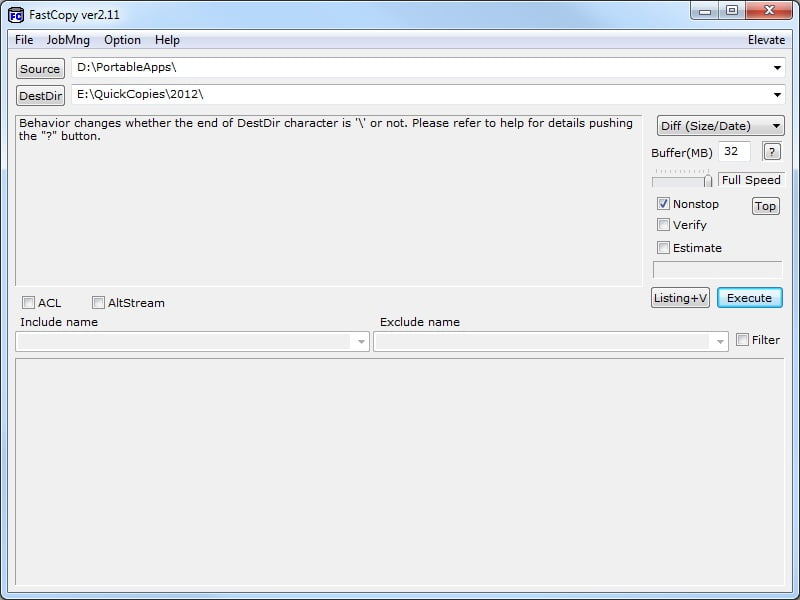 Copy dữ liệu nhanh với Fastcopy